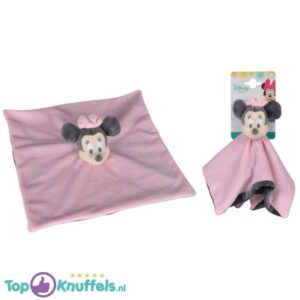 Minnie Mouse (Pink/Grijs) – Disney Baby Plushdoekje Plush Toy 30 cm
