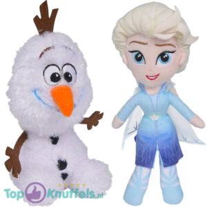 Olaf & Elsa – Disney FPinkn Plush Toy Set 23 cm