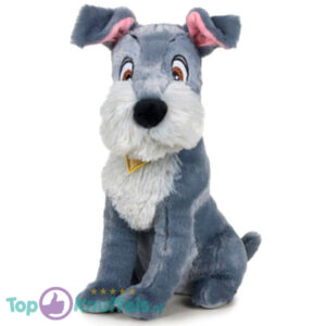 Lady en de Vagebond Plush Toy Dog (Grijs) 36 cm
