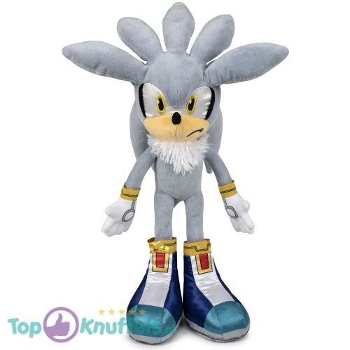 Silver – Sonic The Hedgehog Plush Toy XL 40 cm