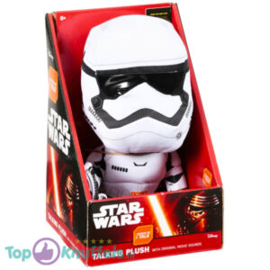 Star Wars (The Force Awakens) Plush Toy Storm Trooper (20cm) + Geluid uit de film!