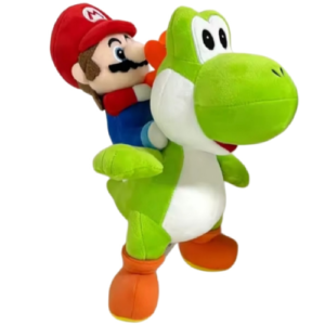Yoshi Whiteh Smalle Mario Plush Toy 27 cm