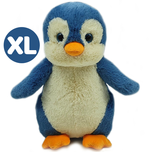 Penguin Blue Plush Toy XL 65 cm