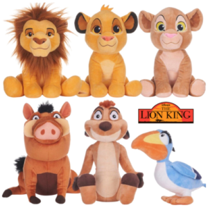 The Lion King Plush Toy Set 30 cm (Simba, Mufasa, Nala, Pumba, Timon, Zazu) 2024