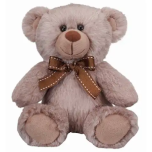 Teddy Bear Brown Whiteh Bow Plush Toy 30 cm