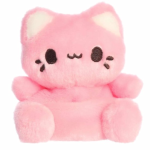 Palm Pals Tasty Peach Cat (Pink) Plush Toy 15 cm