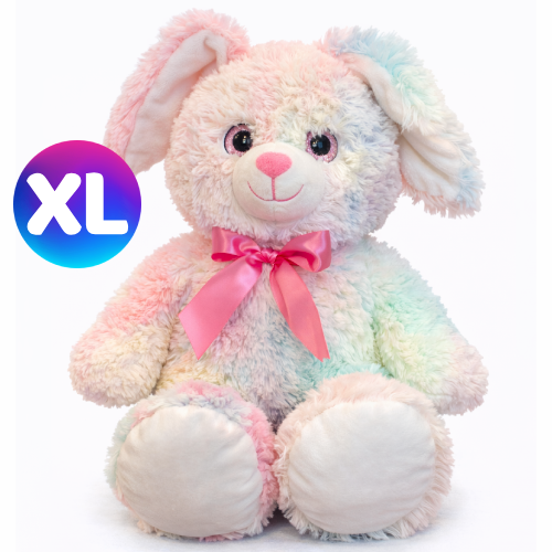 Rabbit (Pastel Kleuren) Plush Toy Dier XL 50 cm