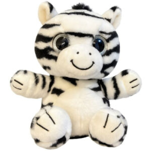 Zebra Glitterogen Plush Toy 25 cm