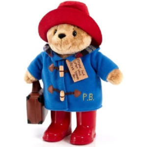 Paddington Bear Whiteh Regenlaarsjes en Koffer Plush Toy 36 cm