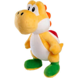 Yoshi Yellow – Super Mario Plush Toy 24 cm