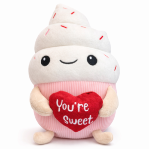 Cupcake White Squishy Love Plush Toy 25 cm