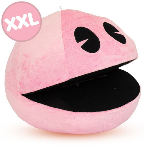Pac-Man (Pink) Plush Toy XXL 70 cm
