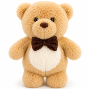 Teddy Bear Whiteh Bow Plush Toy 22 cm