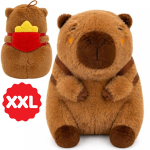 Capibara Whiteh Friet Backpack Plush Toy XXL 100 cm