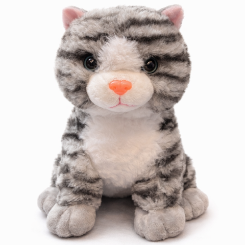 Kitten Cat Grijs Plush Toy 20 cm