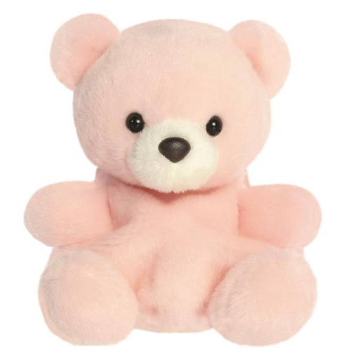 Palm Pals Pink Teddy Bear Plush Toy 15 cm
