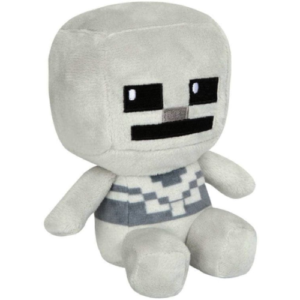 Skeleton Sitting Minecraft Plush Toy 24 cm