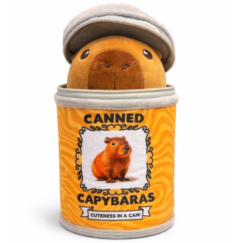 Capibara (Brown) in Blik Squishy Plush Toy 20 cm