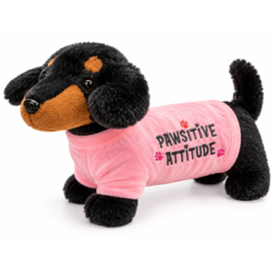Teckel (Pawsitive Attitude) Plush Toy Dog 30 cm