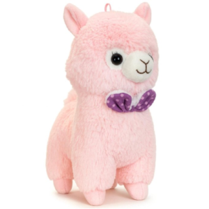 Alpaca Whiteh Bowje (Pink) Plush Toy 30 cm