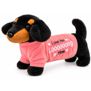 Teckel (I Love You Long Time) Plush Toy Dog 30 cm