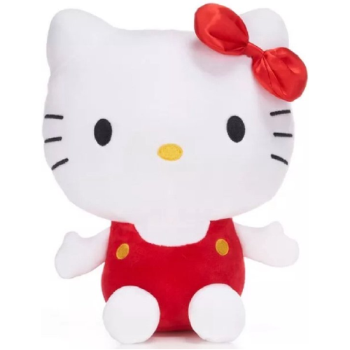 Hello Kitty Sitting (Red/White) Plush Toy 18 cm