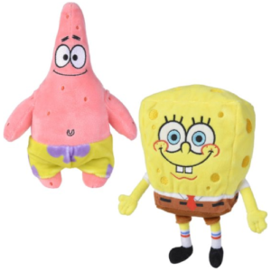 Spongebob Squarepants + Patrick Ster Plush Toy Set 21 cm