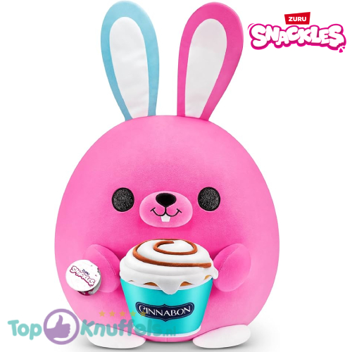 Snackles Plush – Rabbit Whiteh Cinnabon Cinnamon Roll 45 cm