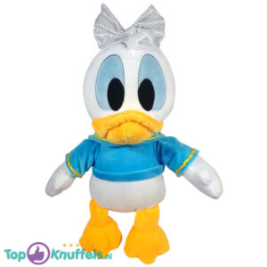Donald Duck Baby Whiteh Bow Disney Plush Toy 30 cm