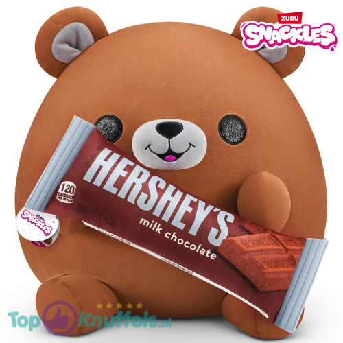Snackles Plush – Bear Whiteh Hershey’s Chocolade 45 cm