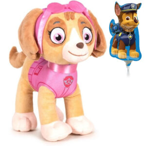 Skye – Paw Patrol Plush Toy 20 cm + Paw Patrol Ballon