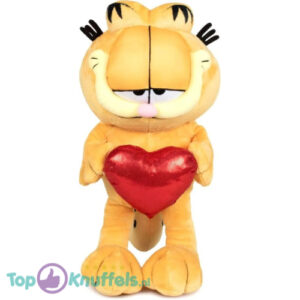 Garfield Cat Whiteh Heart Plush Toy XXL 100 cm