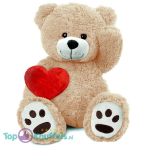 Teddy Bear Barry + Red Heart Plush Toy XXL 100 cm