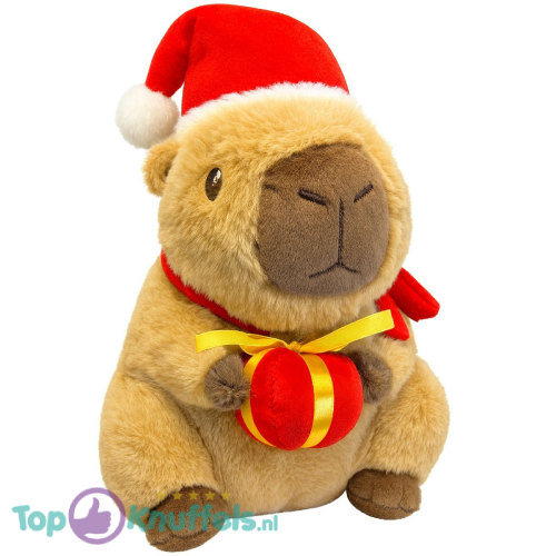 Capibara Christmasmuts en Cadeau Plush Toy 26 cm