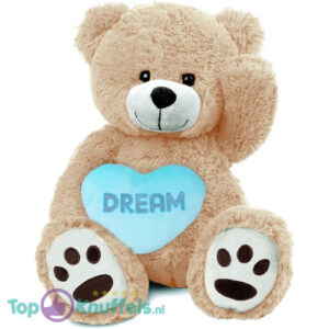 Teddy Bear Barry + Blue Heart Plush Toy Bear XXL 100 cm