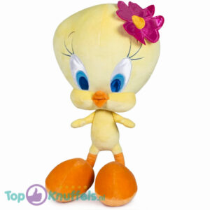 Tweety Whiteh Flower Pink – Looney Tunes Plush Toy 25 cm