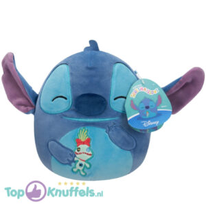 Stitch Whiteh Scrump Squishmallow Disney Plush Toy 25 cm