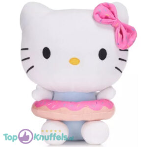 Hello Kitty Donut Treats Squishy Kawaii Plush Toy 28 cm