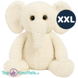 Elephant (White) Plush Toy XXL 80 cm