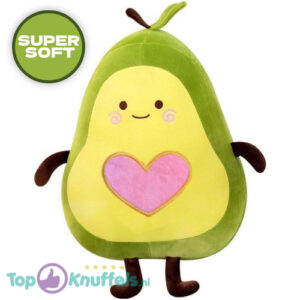 Avocado Whiteh Heartje Squishy Kawaii Plush Toy 35 cm