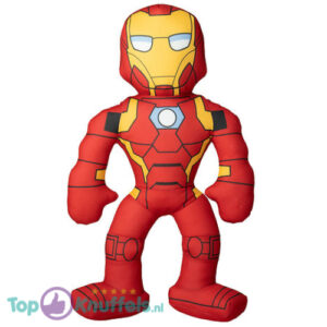 Iron Man Whiteh Geluid Plush Toy 42 cm