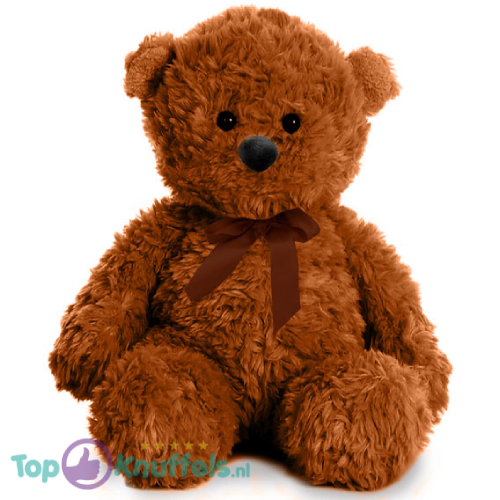 Teddy Bear Polly (Brown Whiteh DonkerBrowne Bow) Plush Toy 30 cm