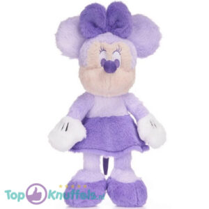 Minnie Mouse (Purple) Disney Fluffy Plush Toy 36 cm