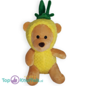 Teddy Bear Brown in Ananas Onesie Pyjama Plush Toy 35 cm